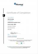 Foundation ISO 9001 : 2015 Course Certificate